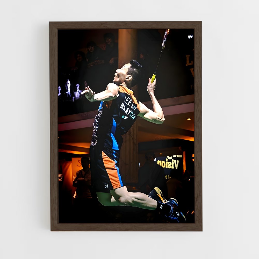 Poster Lee de chong – affiche Badminton (vue 5)